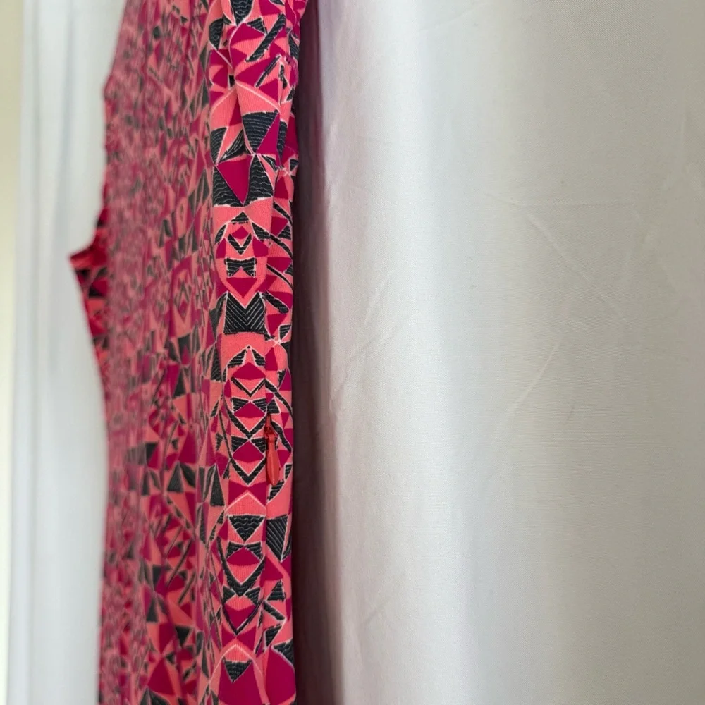 Title Nine Dream Dress Athletic Travel Golf Geometric Print Womens Medium - Picture 4 of 8